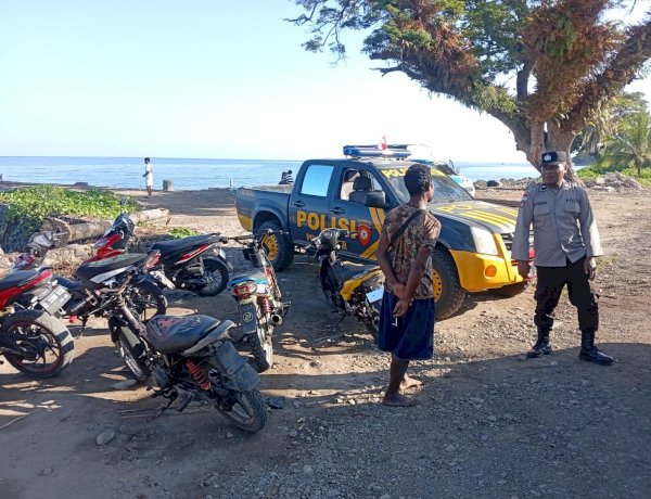 Polsek Pantar Intensifkan Sambang Pasar Inpres Kabir, Sampaikan Pesan Kamtibmas kepada Masyarakat