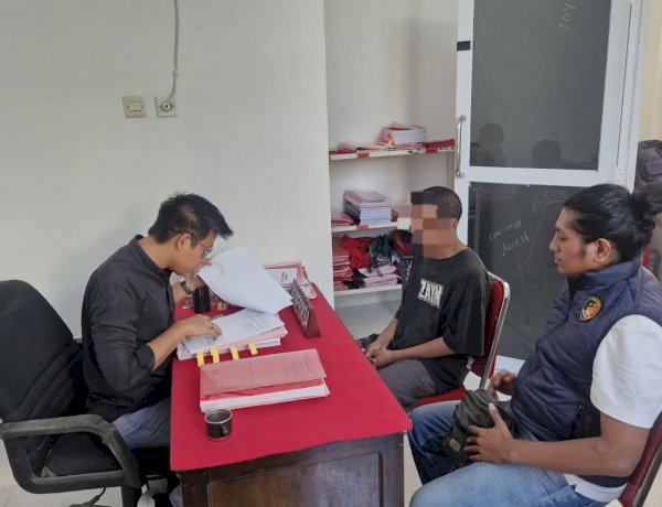 BERKAS LENGKAP, POLRES ALOR LAKSANAKAN TAHAP II PERKARA DUGAAN PEMBUNUHAN