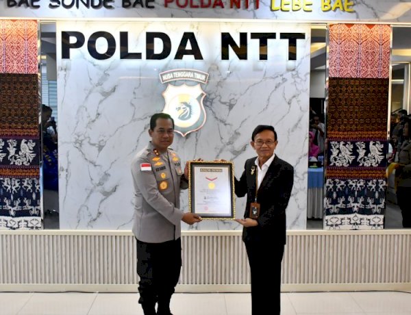 Polda NTT Torehkan Rekor MURI Dunia, Pelopor Terapi Kesehatan Mental bagi Anggota dan Masyarakat
