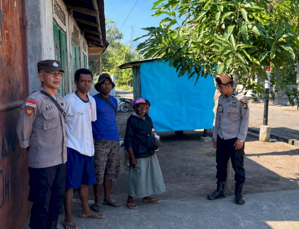 Polsek Alor Barat Daya Gelar Patroli Dialogis di Pasar Rakyat Moru, Ajak Masyarakat Bersama Jaga Kamtibmas