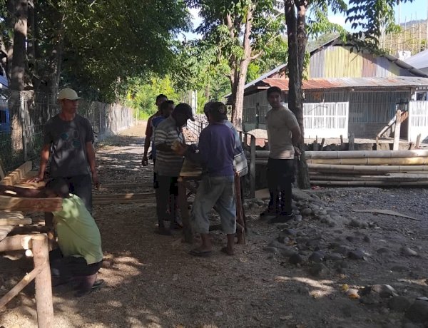 Polsek Alor Timur Laksanakan Patroli dan Sambang Kamtibmas di Gereja Ebenheser Maritaing, Ajak Warga Jaga Keamanan Lingkungan