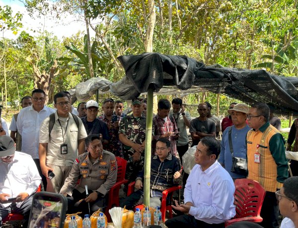 Mentan RI Kunjungi Alor, Kapolres Turun Langsung Pastikan Pengamanan Berjalan Kondusif