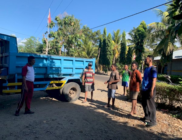 Polsek Alor Timur Sambangi Warga Maritaing, Perkuat Kemitraan dan Cegah Gangguan Kamtibmas