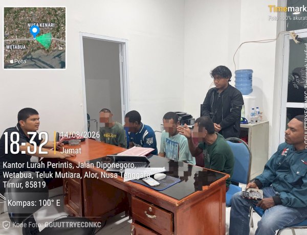 Polres Alor Limpahkan Tersangka dan Barang Bukti Kasus Dugaan Pengeroyokan ke Kejaksaan