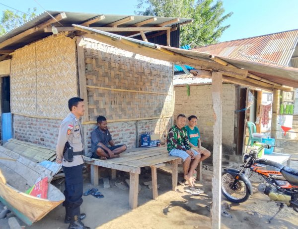 Polsek Alor Timur Tingkatkan Kamtibmas melalui Patroli dan Sambang Warga di Desa Maritaing