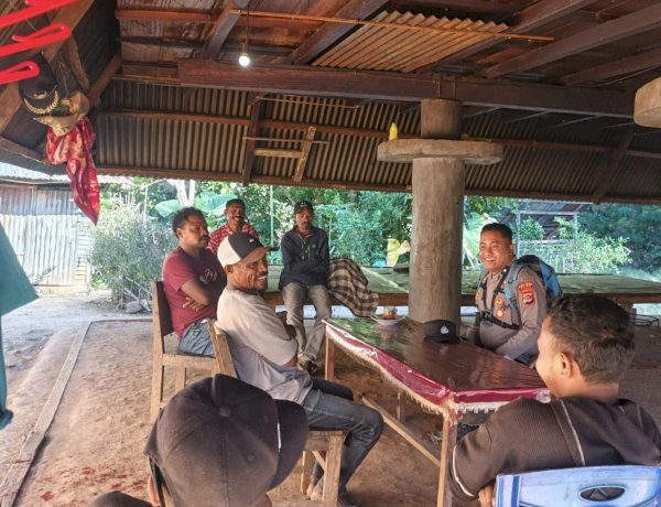 Polsubsektor Pureman Laksanakan Patroli Kamtibmas dan Sambang, Warga Langkuru Utara Diimbau Jaga Keamanan