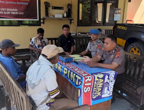 Polsek Alor Timur Laut Kedepankan Pendekatan Humanis, Rembuk Warga Berjalan Aman dan Kondusif