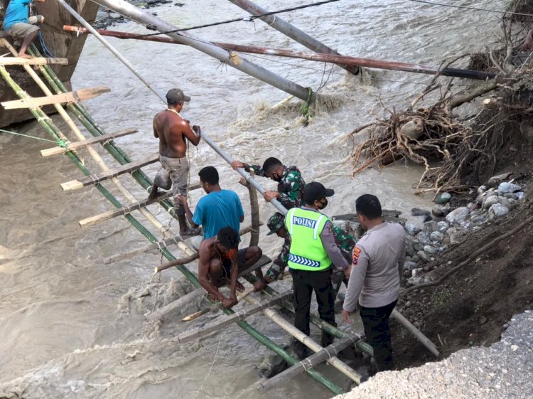 Pasca Bencana Alam, Polres Alor Membuka Posko Darurat Bencana Alam di Kecamatan ATL