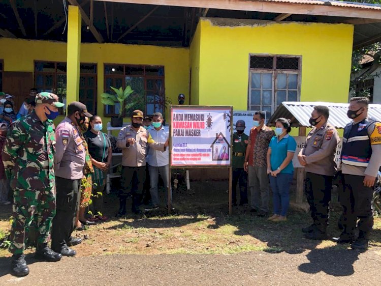 Waka Polres Alor Launching Kampung Tangguh Nusantara Melawan Covid-19