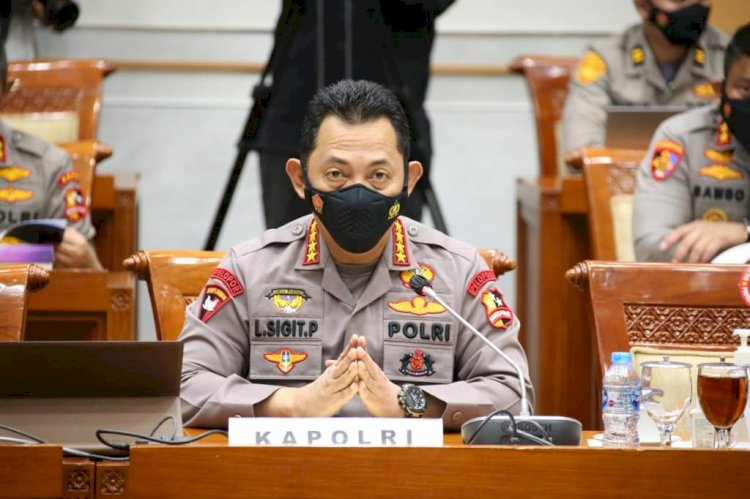 Kapolri Jenderal Listyo Sigit Prabowo melakukan rapat dengar pendapat (RDP) dengan Komisi III DPR