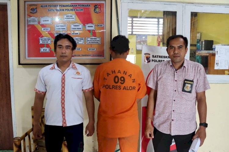 Polres Alor Tahan pelaku Korupsi Dana Rehabilitas Sekolah Dasar Negeri Angin Rata