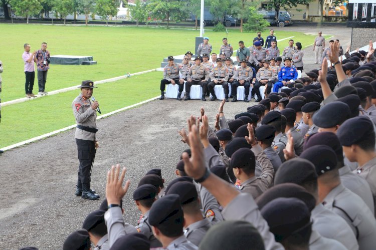 Kapolda NTT Beri Arahan dan Pembekalan Kepada 147 Anggota yang Siap Bertugas di Kewilayahan