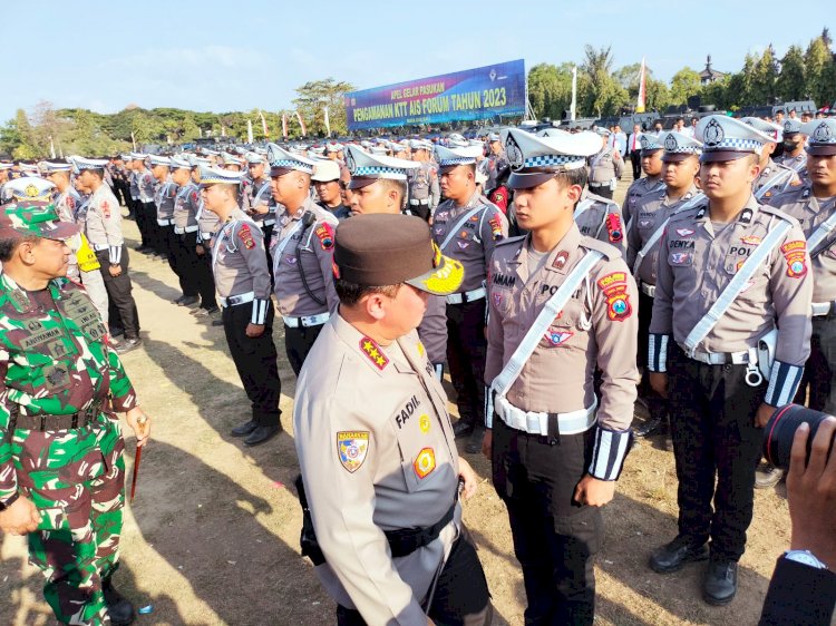 Sinergitas TNI-Polri Serta Masyarakat Bali Siap Amankan KTT AIS Forum 2023