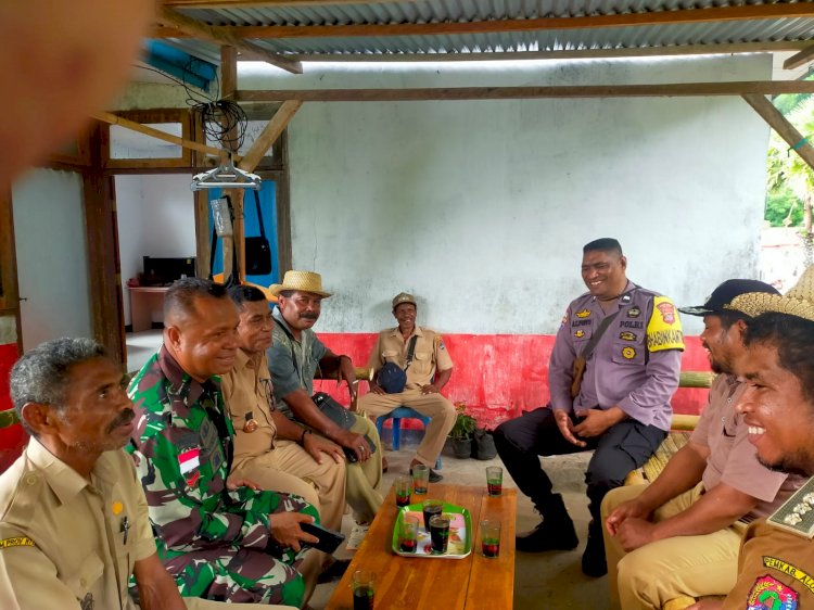 Kegiatan Bhabinkamtibmas di Kecamatan Pulau Pura Kabupaten Alor: Upaya Meningkatkan Kesadaran Kamtibmas