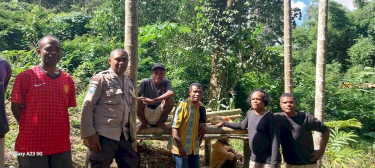 Bhabinkamtibmas Desa Welai Selatan Gencar Lakukan Patroli dan Sambang Warga