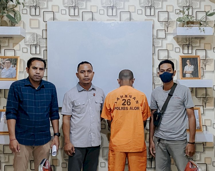 Satuan Reskrim Polres Alor Tahan Pelaku Dugaan Kasus Pencurian di Kelurahan Kalabahi Timur