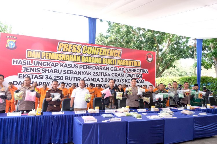 Tegas! Kapolda Riau Ultimatum Bandar Narkoba Masih Berani Bisnis Haram