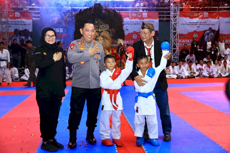 Kapolri Buka National Open Karate Championship di Pakansari Bogor