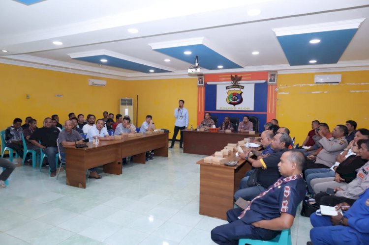 Polres Alor Gelar Rapat Koordinasi Terkait Penggunaan Bahan Bakar Minyak di Kabupaten Alor