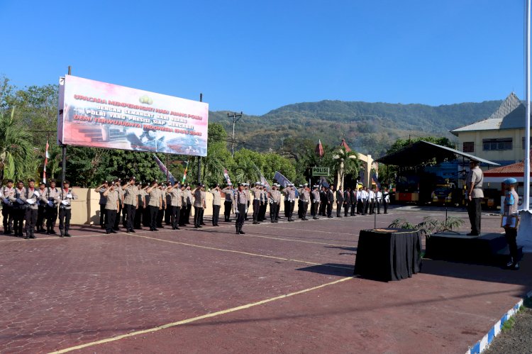 Polres Alor Gelar Upacara Hari Juang POLRI 2024 dengan Semangat Menuju Indonesia Emas 2045