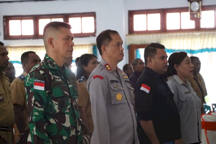 Kapolres Alor Hadiri Deklarasi Netralitas Kepala Desa se-Kabupaten Alor