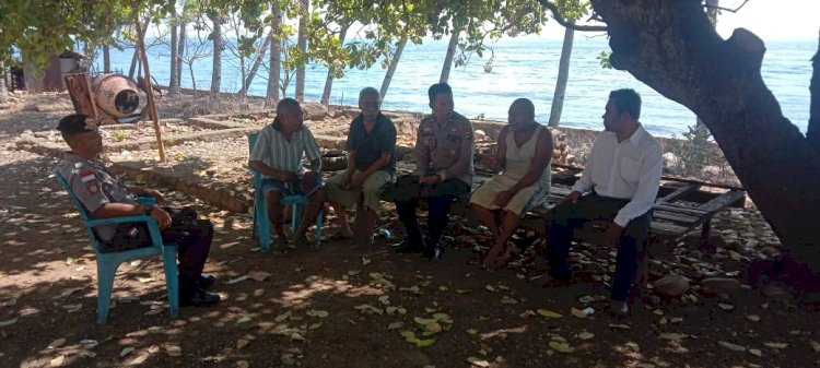 Polsek Alor Timur Lakukan Patroli Dialogis dan Sambang Kamtibmas di Kolana Utara