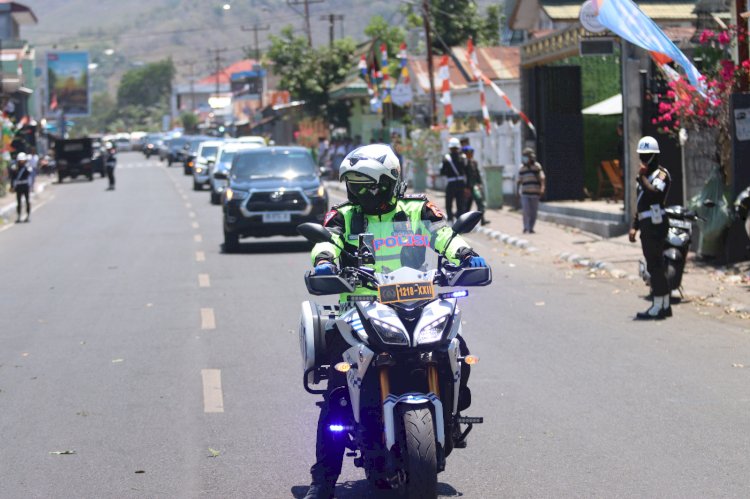 Gladi Bersih Pengamanan Kunjungan Presiden Jokowi di Kabupaten Alor