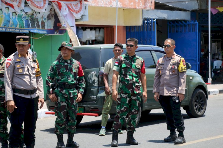 Kapolres Alor dan Dandim 1622 Alor Pimpin Langsung Gladi Pengamanan VVIP Kunjungan Kerja Presiden RI di Kabupaten Alor