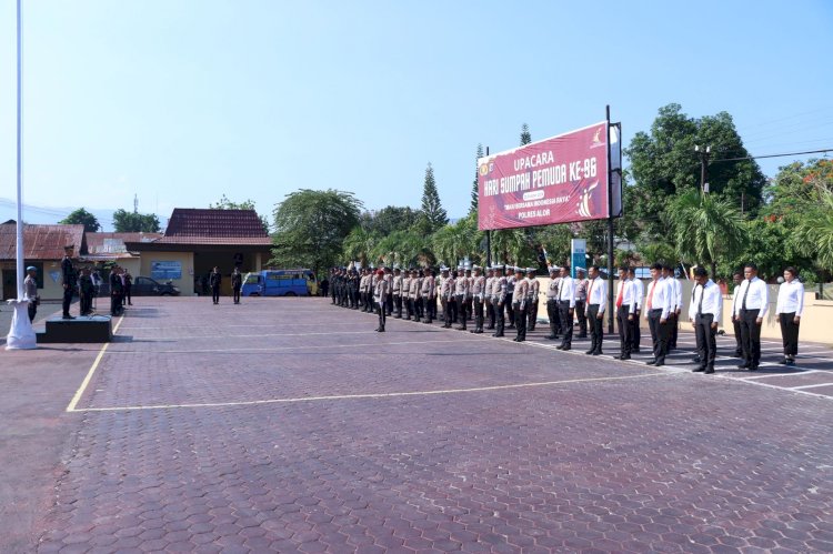 Peringatan Hari Sumpah Pemuda ke-96 di Polres Alor