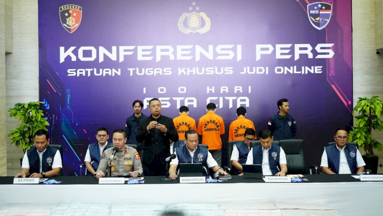 Sita Rp78,1 Miliar dari Judol Internasional, Komitmen Polri atas Asta Cita Presiden Prabowo