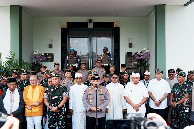 Sukseskan Pilkada 2024, Kapolri dan Panglima TNI Ikuti Doa Bersama Lintas Agama