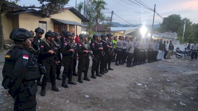 Polres Alor Berhasil Amankan Pleno Rekapitulasi Di KPU