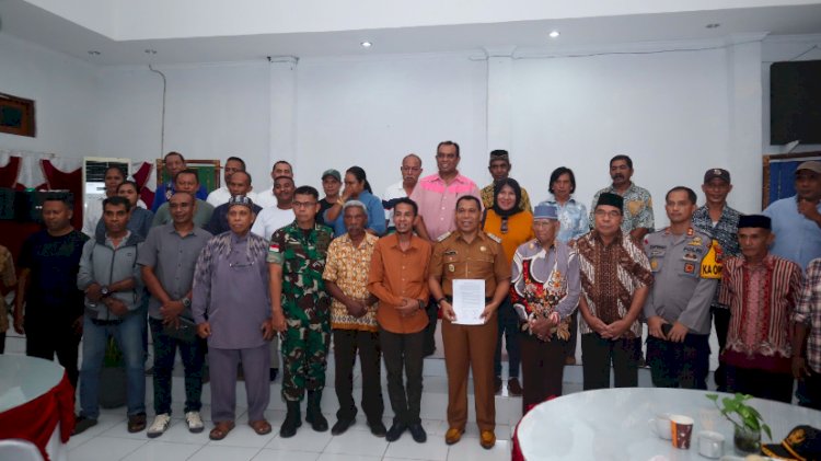 Forkopimda dan Tokoh Masyarakat Bersinergi, Wetabua-Kampung Baru Sepakat Berdamai