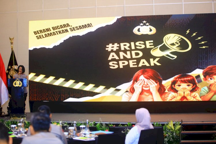 Kampanye #RiseAndSpeak: Komitmen Polri Wujudkan Lingkungan Aman dan Inklusif bagi Perempuan dan Anak