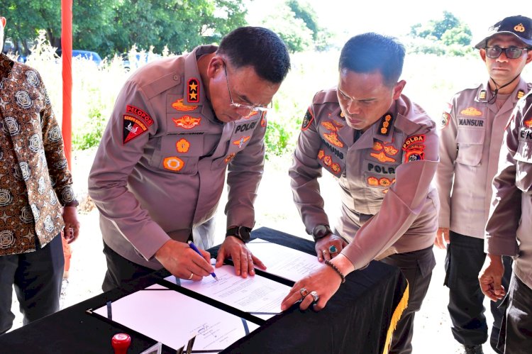 Polda NTT Jalin Kerja Sama dengan PT Bank BRI dan PT Flosindo untuk Pengadaan Perumahan Bersubsidi bagi Personel Polri