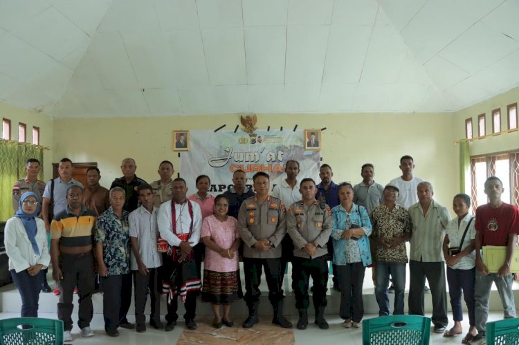 Kapolres Alor Gelar Jumat Curhat di Kelurahan Welai Timur