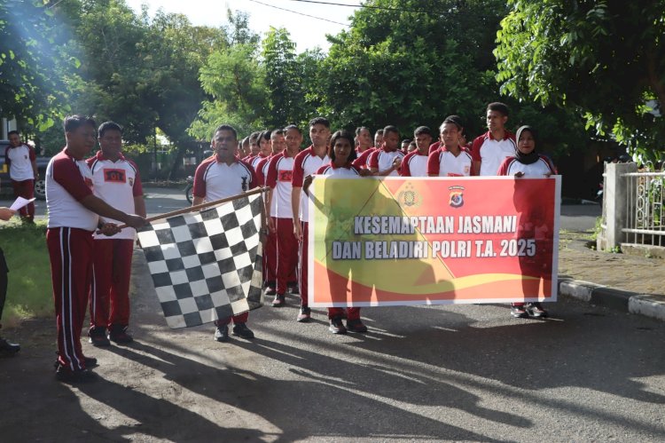 Polres Alor Gelar Ujian Kesamaptaan Jasmani