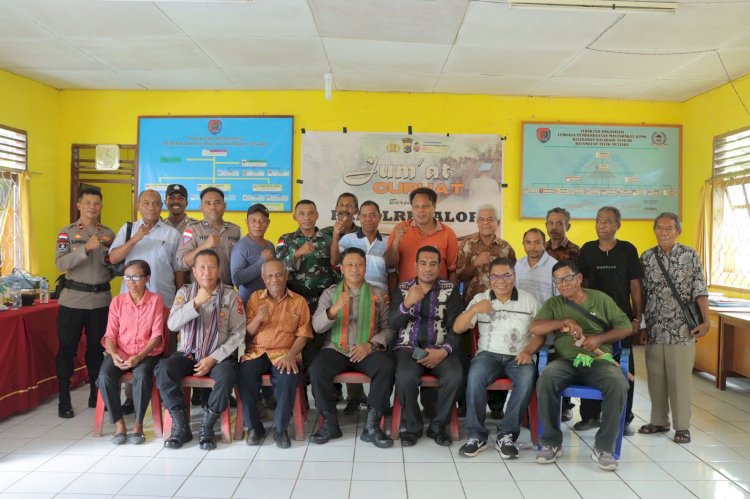 Jumat Curhat di Kalabahi Tengah, Kapolres Alor Ajak Warga Bersatu Lawan Premanisme