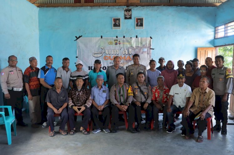 Kapolres Alor Gelar Jumat Curhat di Kelurahan Nusa Kenari, Warga Antusias Sampaikan Aspirasi