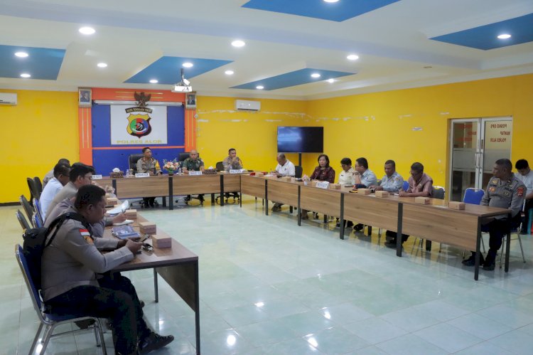 Polres Alor Gelar Rapat Koordinasi Lintas Sektoral Operasi Pekat 2025
