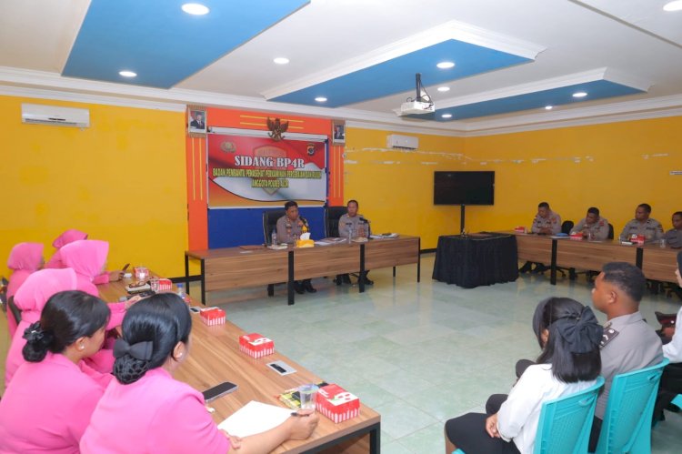 Polres Alor Gelar Sidang BP4R, Empat Personel Jalani Proses Pembinaan Perkawinan