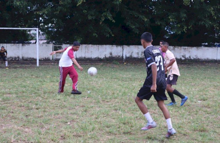 Kapolres Alor Olahraga bersama Masyarakat