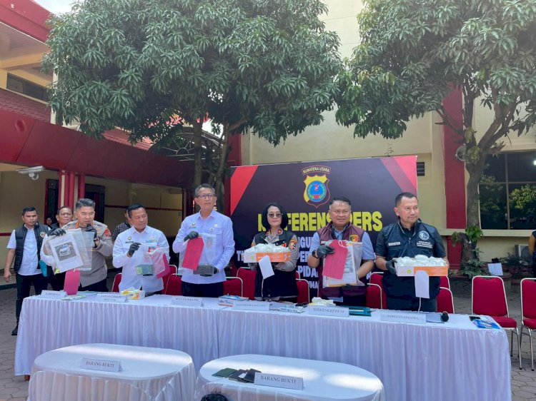 130 Kasus TPPO Terungkap, Bareskrim Polri Tegaskan Komitmen Lindungi PMI Lewat Konferensi Pers di Polda Sumut