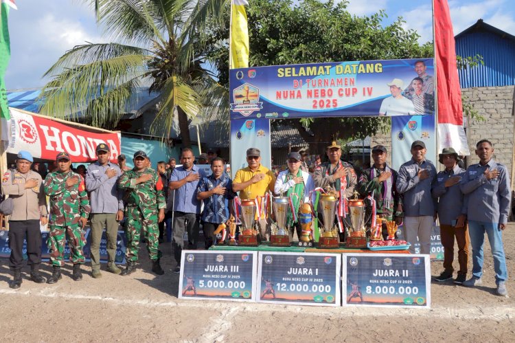 Kapolres Alor Hadiri Penutupan Nuha Nebo Cup IV di Pulau Buaya