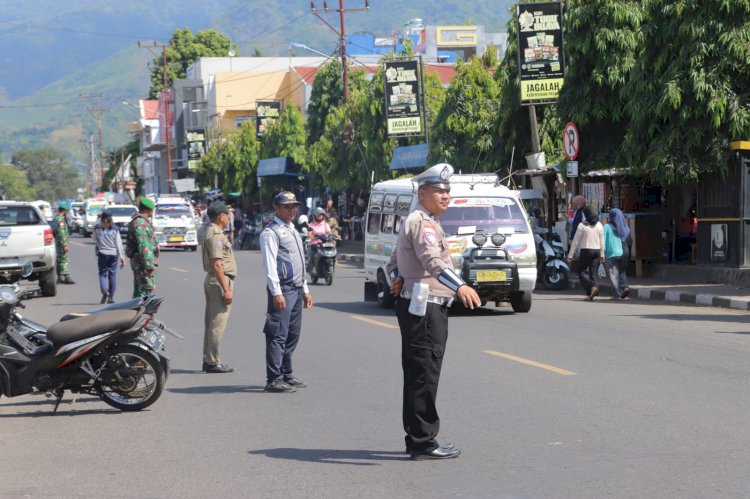Polres Alor Gelar Operasi Patuh Turangga 2025 Hari ke - 4, Sasar Tujuh Pelanggaran Prioritas