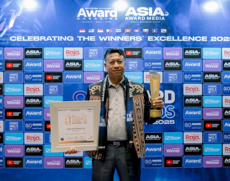 Bersama Pengusaha dari Kamboja dan Pengusaha dari Korea Selatan, AKBP Nur Azhari, S.H. Raih Leadership Award