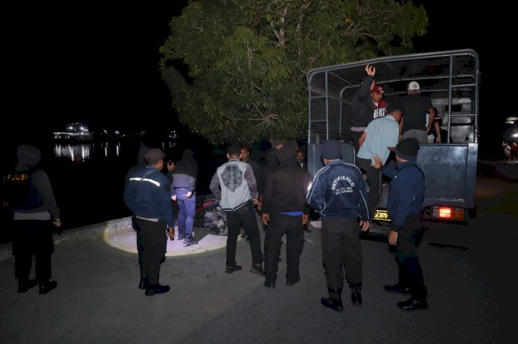 Polres Alor Intensifkan Patroli Malam di Teluk Mutiara, Cegah Gangguan Kamtibmas