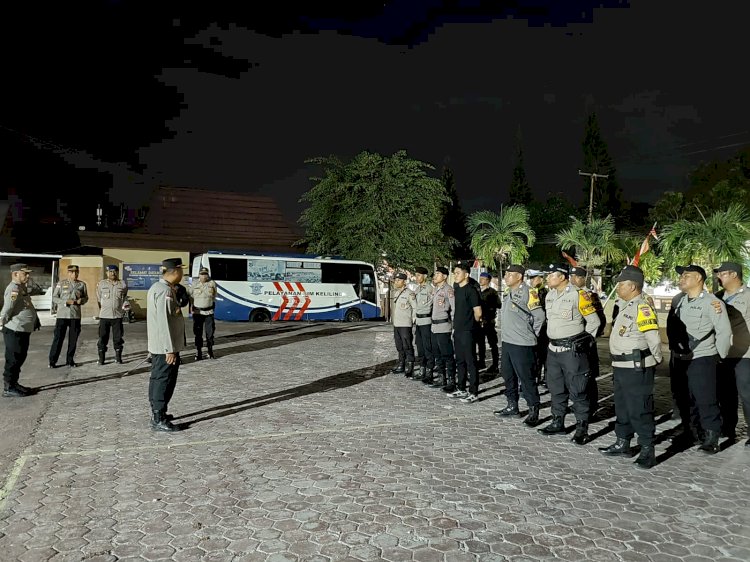 Sitkamtibmas Kondusif, Polres Alor Intensifkan Patroli KRYD