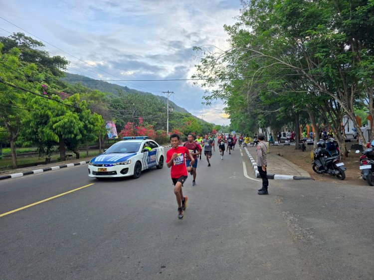 Polres Alor Lakukan Pengamanan Kegiatan Alor Exotic Fun Run 2025