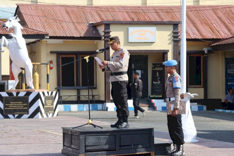 Polres Alor Gelar Apel Kesiapan Tanggap Darurat Bencana Hidrometeorologi 2025